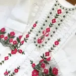 Luxury White Embroidered Salwar Kameez