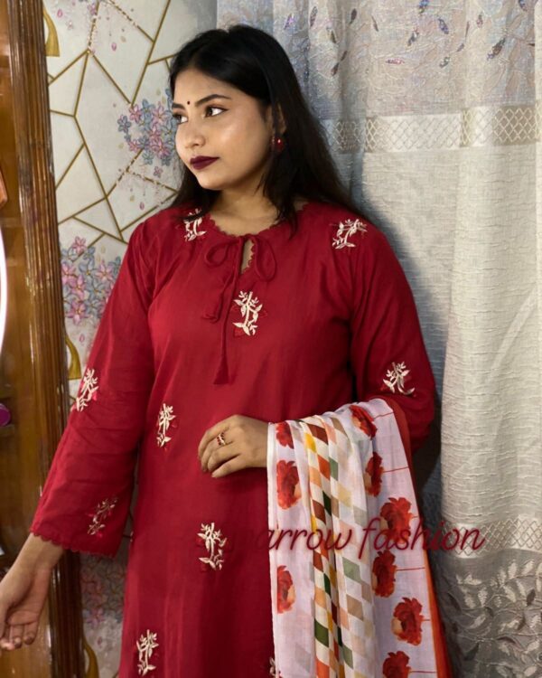 Ruby Bloom Cotton 3-Piece