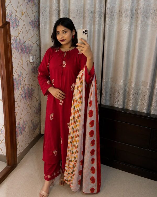 Ruby Bloom Cotton 3-Piece