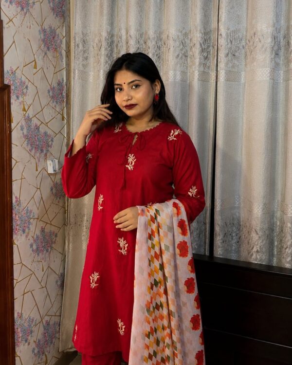 Ruby Bloom Cotton 3-Piece
