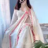 media_69c02ace9b23c đ¤ Soft white beauty with elegant lace & embroidery touch.
