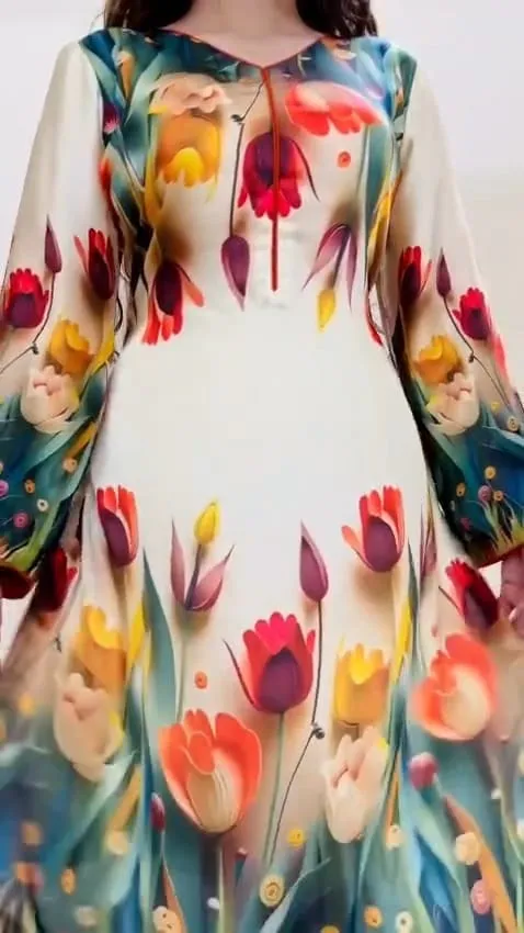 media_6a69f0c994690 đ¸ Floral Digital Print Long Dress